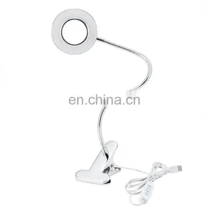 High Quality Eye Protection 3 Modes Desk Clip USB Rechargeable Bedside Modern LED Read Table Lamp thumbnail-2