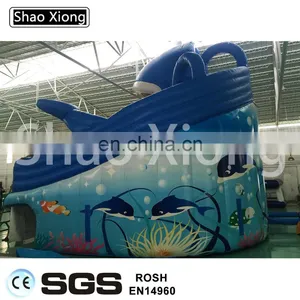 Cheap Commercial Grade Backyard Double Slide Pool Inflatable Water Slide Slides for Adults thumbnail-5