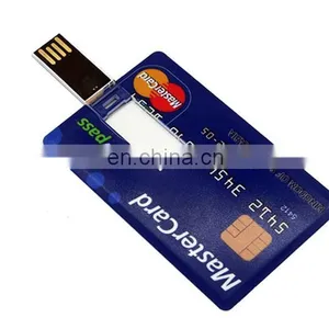 2GB 8GB 16GB 32GB Wafer Music Business Card USB Flash Drive Credit Card USB With Colorful Logo Print thumbnail-5