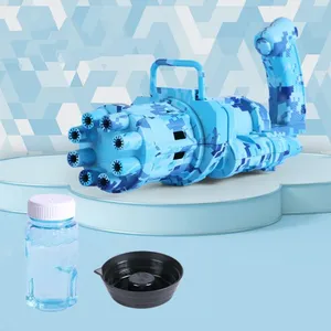 Camouflage Handheld Electric 8-Hole Bubble Gun thumbnail-2