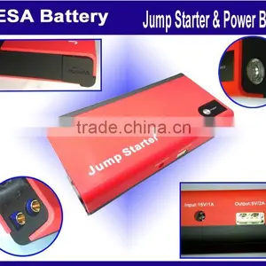 for Any Displacement Gasoline Car / Diesel Vehicle Thin Tpye 11000mAh Li-ion Battery for USB EC5 Output Jump Starter Quality Choice thumbnail-4