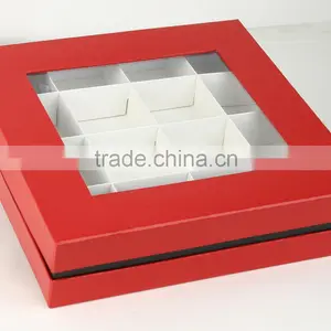 Printable OEM Cheap High Quality Folded Box Paper Packaging With PVC Window thumbnail-1