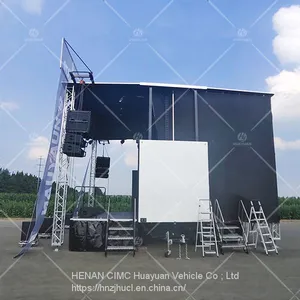 HY-ST315 Outdoor Towable Stage Trailer Used for Live Events thumbnail-3