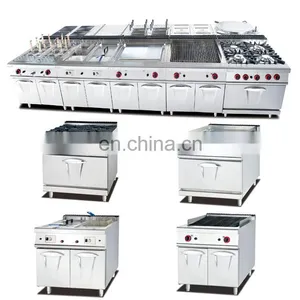 Stainless Steel Combination Cooking Ranges Industrial Kitchen Equipment thumbnail-1