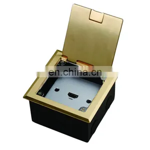 JS-DC120 Top Panel Closed And Opened Smoothly Electrical Charger Floor Socket Outlet Box thumbnail-1
