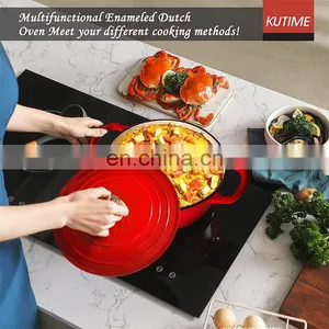 Home Supplies Custom Eco Friendly Wholesale Unique Turkish Food Metal Small Kitchen Non Stick Cast Iron Cook Pots thumbnail-5