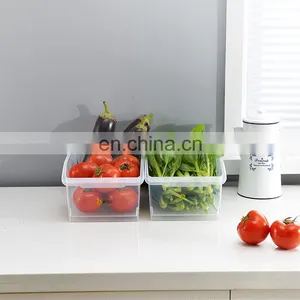 Good Price Kitchen Rectangular Plastic Refrigerator Storage Box thumbnail-3