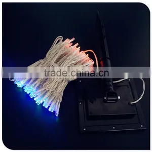 200led Multicolor Function Controller Solar Light Outdoor Garden Decoration Light thumbnail-1