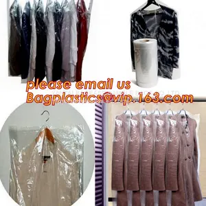 Poly Cover, Garment Covers, Laundry Bag, Garment Cover Film, Films on Roll, Laundry Sacks Dry Cleaning Poly Garment Bags thumbnail-5