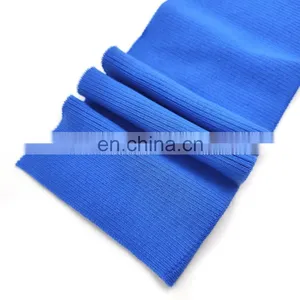 Anti-Pilling Accessories For Clothing Ribbed Elastic Polyester 1*1 Rib 450Gsm Polo Shirt Rib thumbnail-3