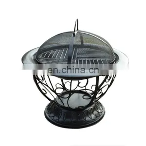 Round Outdoor Portable Charcoal Korean Gas BBQ Grills thumbnail-3