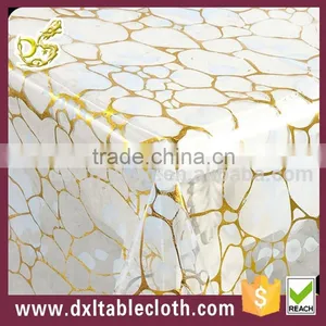 2015 Clear Pvc Bulk Table Cloth Roll of Blue Rose On the Surface of the Water thumbnail-1