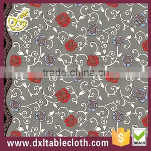 Vinyl Long Lace Tablecloth Roses 137cm*20m Roll thumbnail-3