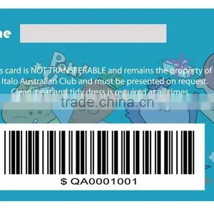 Perfect Printed Barcode VIP Card thumbnail-1