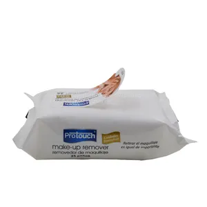 OEM 25pcs Female Makeup Remover Wet Wipe Biodegradable Wet Tissue Deep Cleansing Wet Towel OEM thumbnail-3