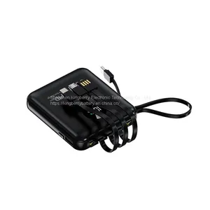 The New Fast Wireless Charging Power Bank With Cable 10000mah Large Capacity Mobile Power Supply thumbnail-4