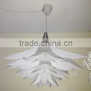 New Design Hot Sale Fashion pp Material Petal Flower Shape Lamp Pendant Light thumbnail-1