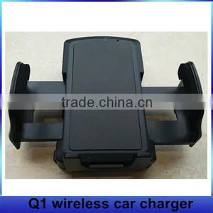 LET124 Mobile Phone Use Electromagnetic Induction Type Wireless Car Charger thumbnail-1