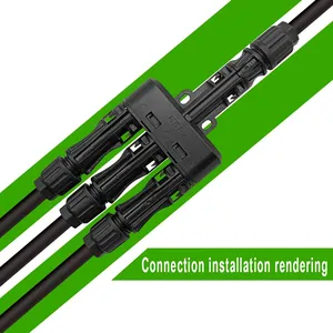 NSPV Solar Panel Parallar Series Compatible DC1500V 3 in 1 Branch Connector thumbnail-2