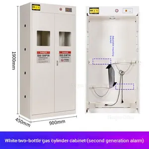 Automatic Exhaust Gas Storage Cabinet-GSC827 With Smart Control Panel & 1.2mm Cold Rolled Steel 1900H*1200W*450Dmm| for Wafer Fabrication Plant thumbnail-1