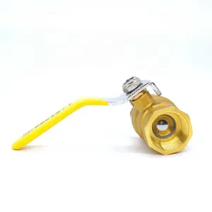 Cold Water 3 Inch Brass Ball Valve Threaded Ball Valve Three Pieces Npt Ball Valve thumbnail-2
