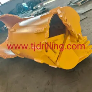 1200mm Double Cut Hard Soil Bucket With Fz72 Flat Teeth for Bored Pile Foundation Work Match Soilmec Casagrande thumbnail-1