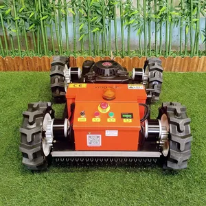 Industrial Remotecontrol Zero Turn Wheeled Lawn Mower Single Cylinder Gas-Electric Hybrid for Household Road Backyard Orchard thumbnail-4