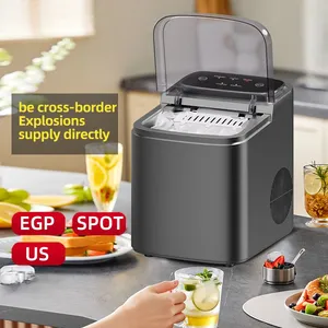 Wholesale Countertop Ice Maker Machine Portable Automatic Self Cleaning Fast Ice Making Household Ice Maker For Home Kitchen Bar Party thumbnail-3