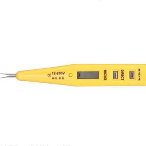 Digital Display Voltage Tester Pen, 12V-250V AC/DC Detector for Electrical Testing thumbnail-1
