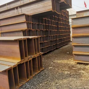 Hot Selling Non-Alloy Hot Rolled S235 S275 S355 A36 A572 G50 G60 Steel I/H Beam Cut Welded Bended thumbnail-2