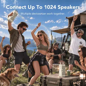 Portable Bluetooth Speaker, Rugged Magnetic Outdoor Speaker, IPX7 Waterproof, 70W Peak thumbnail-4