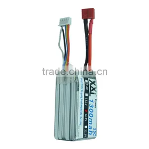 XXL 25C 1300mAh 4S 14.8V Lipo Battery Batteria Akku Packs With Accumulators rc Helicopters Toys & Hobbies thumbnail-4