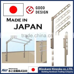 Best-selling and Functional Clothes Drying Rack Height Adjustable Made in Japan thumbnail-2