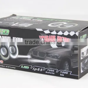 2015 Guangzhou 12v 10w 3.0 Inch LED Fog Light Lamp Projector Lens With Yellow Red White Blue Angle Eyes Evil Eyes thumbnail-6