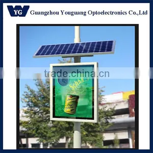 Solar Panel Advertisement Light Box Light Box Sign, Solar Lighted Address Signs thumbnail-1