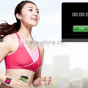 3 Colors Silicone Touch Screen SIM Camera Smart Hand Watch Mobile Phone Cell Phone thumbnail-2