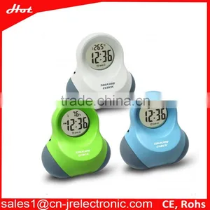 Unique Touch Activate Time and Temperature Readout Digital Table Clock for Blind Person thumbnail-1