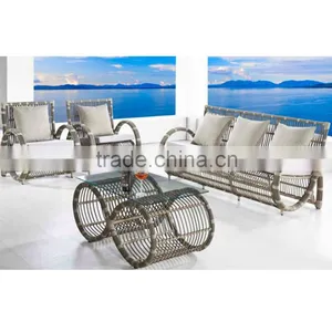 Good Quality Wholesale Sofa Furniture Cheap Garden Outdoor Rattan Sofa Set thumbnail-1