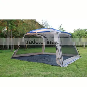 Outdoor Gazebo Garden Cheap Custom Printed Canopy Mosquito Net Beach Shade Tent thumbnail-3