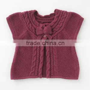 Japanese Wholesale Product High Quality Products Cute Kids Clothes Infant Baby Wear Knitted Cardigan for Girls thumbnail-3