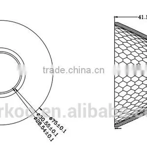 2014 New Edison Free Solder 24 Degree Led Reflector With Lens DK7524-R&L-FS for Downlight thumbnail-2