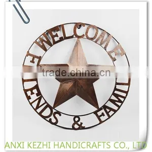 LC-78043 Wholesale Home Decorative Iron Metal Classical 3 Star Home Art Decor thumbnail-2