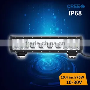 New Arrival Offroad Led Light Bar 76w With 3w 10w Cree Chips Hybrid thumbnail-1