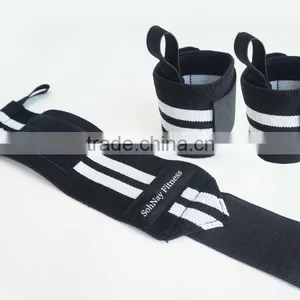 Weight Lifting Wrist Wraps Made by Elasticated Material in Customized Colors thumbnail-1