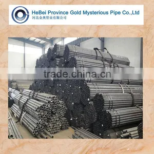 Seamless Round Black Steel Pipe for Building Construction Material thumbnail-1