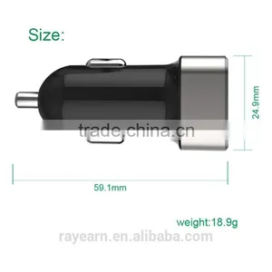 REYON 3.4A 2 Port USB Car Charger 12/24V for IPhone 6S Plus 6 Plus 6 5SE 5S 5 5C 4S, Samsung Galaxy S7 S6 Edge Plus Note 5 4 S5 thumbnail-4