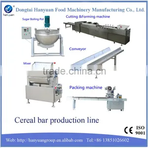 Automatic Stainless Steel Cereal Bar Production Line, Cereal Bar Making Machine thumbnail-1