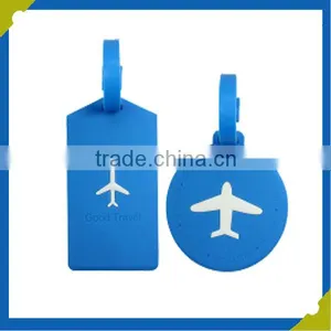Customized Made Luggage Tags Airplane Luggage Tag Aircraft Logo Rubber Tag thumbnail-6