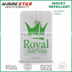 JS-05010 China OEM Credit Card Shape 20ml Mosquito Repellent Spray for Business thumbnail-1