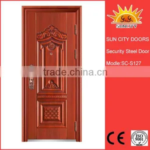 SC-S127 Bronze Steel Door Entry Cheap House Doors For Sale thumbnail-1